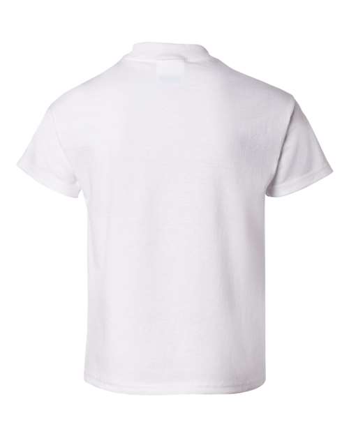 Hanes 5480 Youth Essential-T T-Shirt - White - back