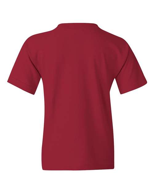 Gildan 5000B Youth Heavy Cotton™ T-Shirt - Cardinal - back