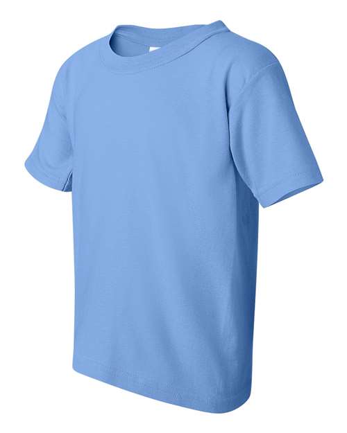 Gildan 5000B Youth Heavy Cotton™ T-Shirt - Carolina Blue - side
