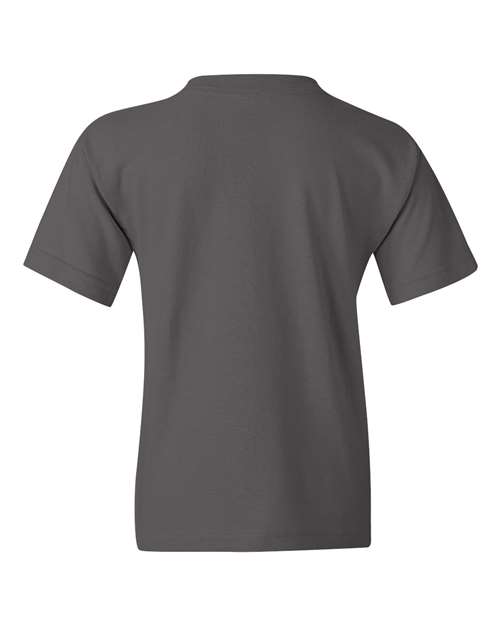 Gildan 5000B Youth Heavy Cotton™ T-Shirt - Charcoal - back