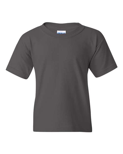 Gildan 5000B Youth Heavy Cotton™ T-Shirt - Charcoal - front