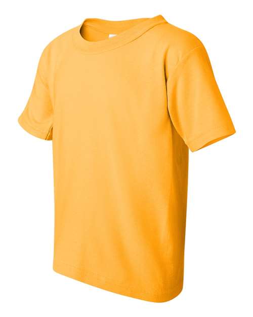 Gildan 5000B Youth Heavy Cotton™ T-Shirt - Gold - side