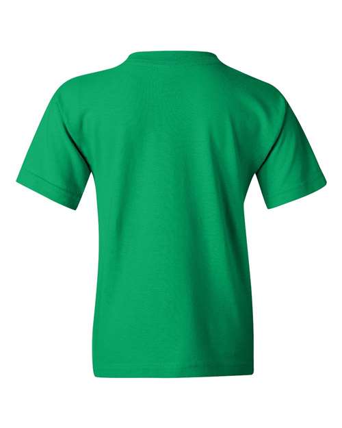 Gildan 5000B Youth Heavy Cotton™ T-Shirt - Irish Green - back
