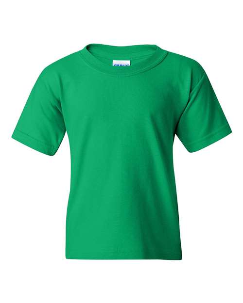 Gildan 5000B Youth Heavy Cotton™ T-Shirt - Irish Green - front