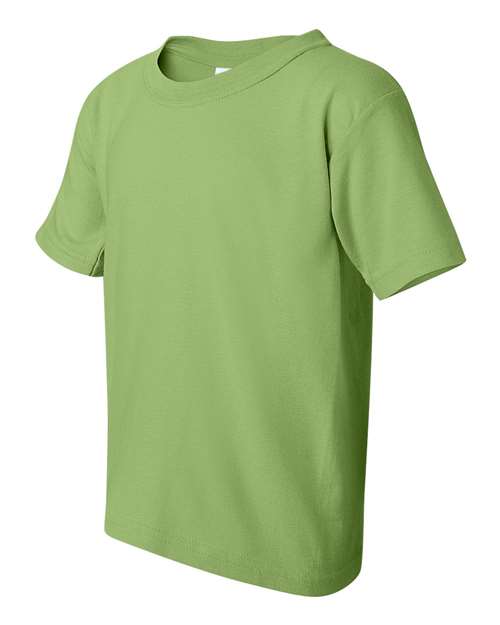 Gildan 5000B Youth Heavy Cotton™ T-Shirt - Kiwi - side