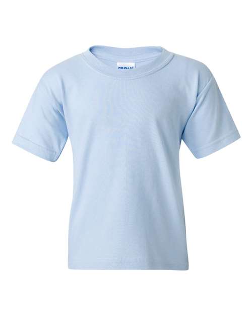 Gildan 5000B Youth Heavy Cotton™ T-Shirt - Light Blue - front