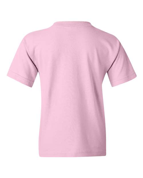 Gildan 5000B Youth Heavy Cotton™ T-Shirt - Light Pink - back