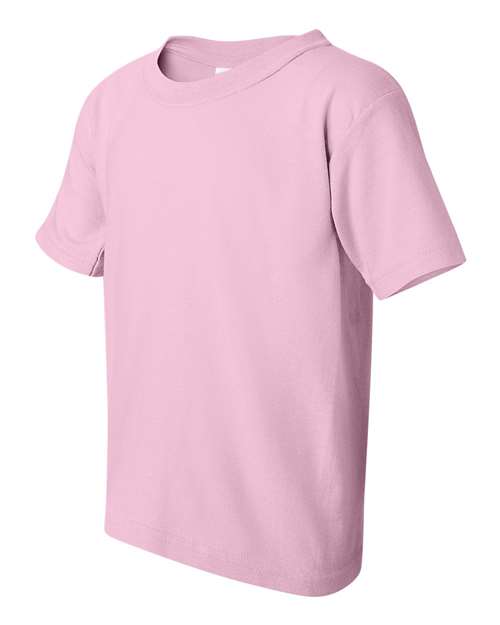 Gildan 5000B Youth Heavy Cotton™ T-Shirt - Light Pink - side