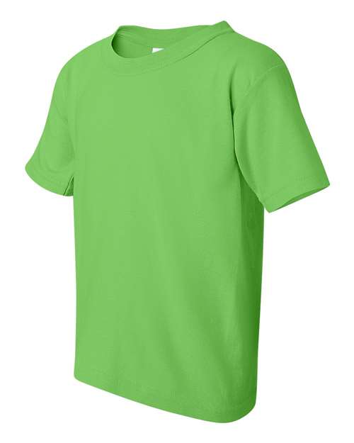 Gildan 5000B Youth Heavy Cotton™ T-Shirt - Lime - side