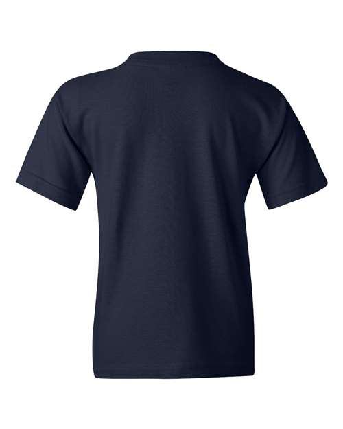 Gildan 5000B Youth Heavy Cotton™ T-Shirt - Navy - back