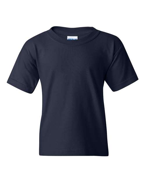 Gildan 5000B Youth Heavy Cotton™ T-Shirt - Navy - front