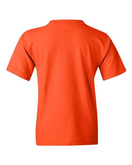 Gildan 5000B Youth Heavy Cotton™ T-Shirt - Orange - back