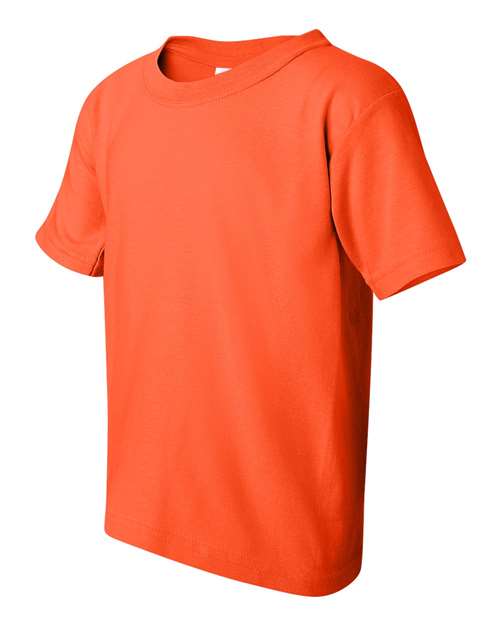 Gildan 5000B Youth Heavy Cotton™ T-Shirt - Orange - side