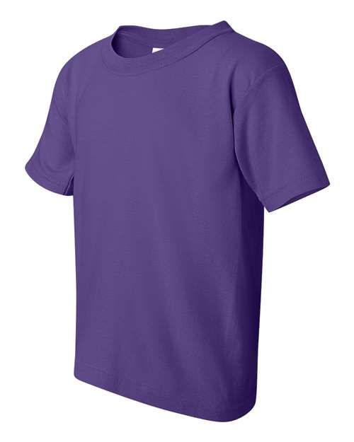Gildan 5000B Youth Heavy Cotton™ T-Shirt - Purple - side