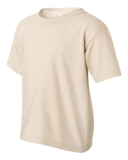 Gildan 5000B Youth Heavy Cotton™ T-Shirt - Sand - side