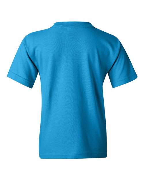 Gildan 5000B Youth Heavy Cotton™ T-Shirt - Sapphire - back