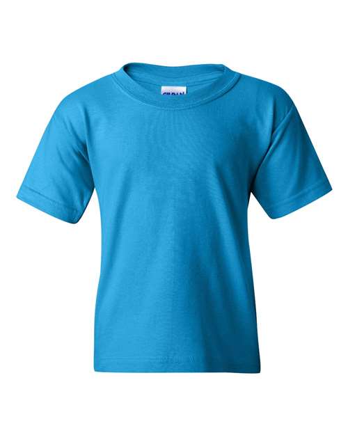 Gildan 5000B Youth Heavy Cotton™ T-Shirt - Sapphire - front