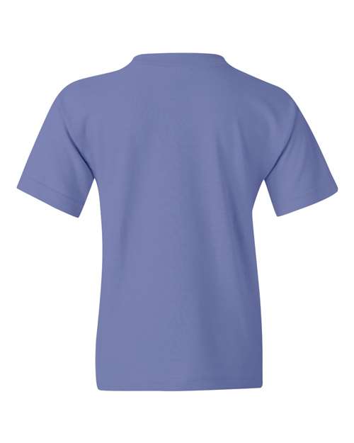 Gildan 5000B Youth Heavy Cotton™ T-Shirt - Violet - back