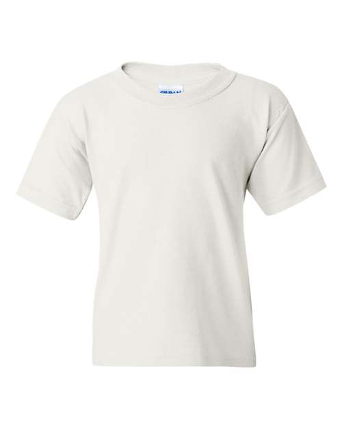 Gildan 5000B Youth Heavy Cotton™ T-Shirt - White - front