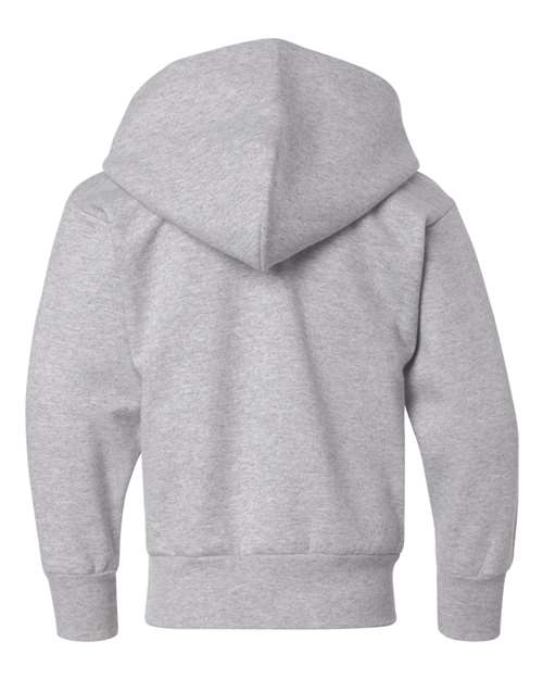 Hanes P473 Youth EcoSmart® Hooded Sweatshirt - Light Steel - back