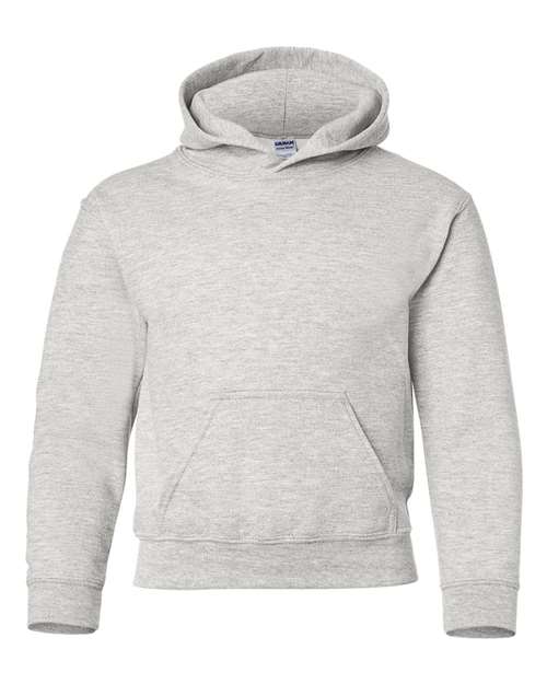 Gildan 18500B Youth Heavy Blend™ Hooded Sweatshirt - Ash - front