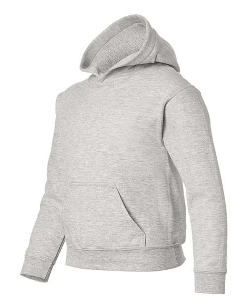 Gildan 18500B Youth Heavy Blend™ Hooded Sweatshirt - Ash - side