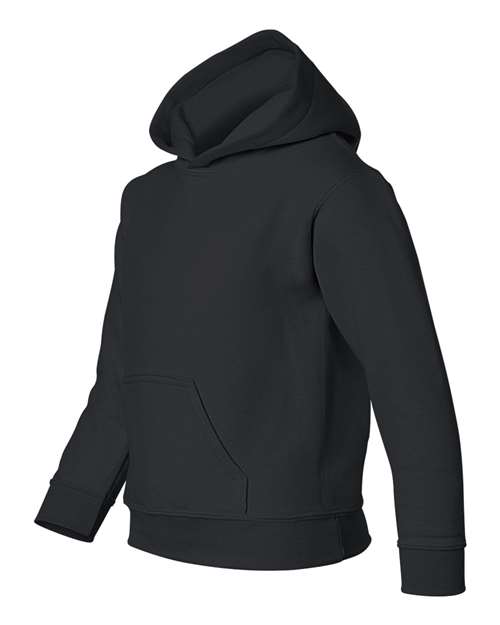 Gildan 18500B Youth Heavy Blend™ Hooded Sweatshirt - Black - side