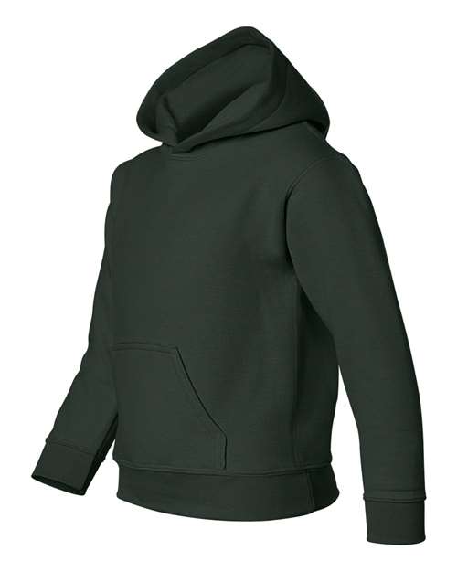 Gildan 18500B Youth Heavy Blend™ Hooded Sweatshirt - Forest - side