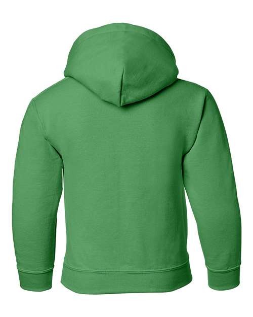 Gildan 18500B Youth Heavy Blend™ Hooded Sweatshirt - Irish Green - back