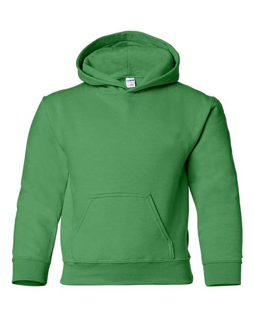 Gildan 18500B Youth Heavy Blend™ Hooded Sweatshirt - Irish Green - front