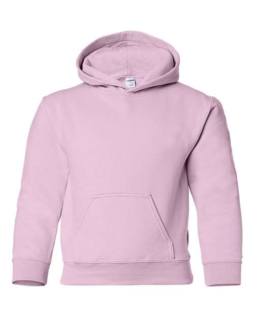 Gildan 18500B Youth Heavy Blend™ Hooded Sweatshirt - Light Pink - front