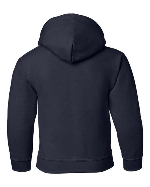 Gildan 18500B Youth Heavy Blend™ Hooded Sweatshirt - Navy - back