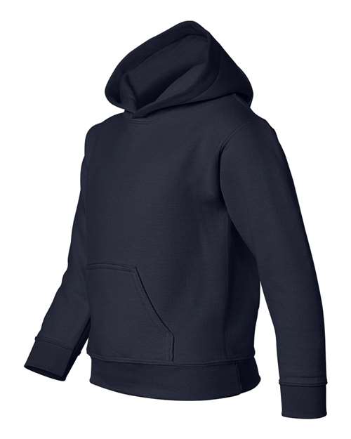 Gildan 18500B Youth Heavy Blend™ Hooded Sweatshirt - Navy - side
