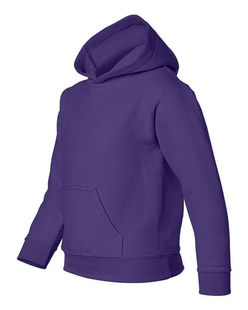 Gildan 18500B Youth Heavy Blend™ Hooded Sweatshirt - Purple - side