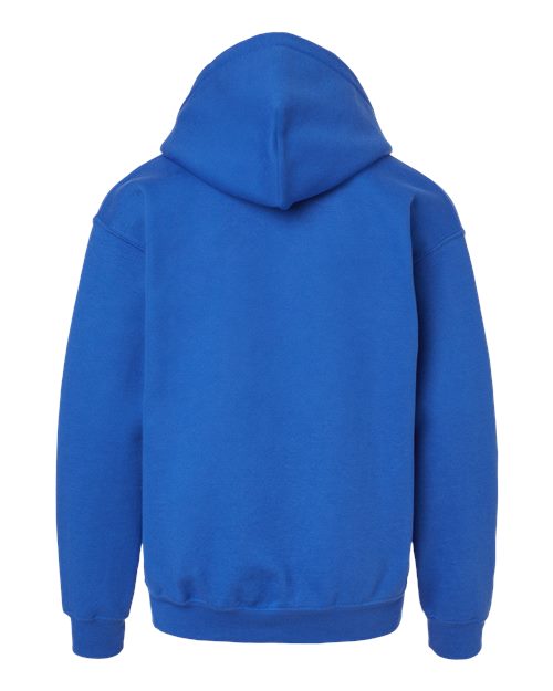Gildan 18500B Youth Heavy Blend™ Hooded Sweatshirt - Royal - back