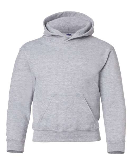 Gildan 18500B Youth Heavy Blend™ Hooded Sweatshirt - Sport Grey - front