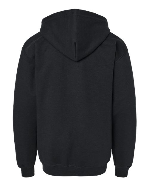 Gildan 18600B Youth Heavy Blend™ Full-Zip Hooded Sweatshirt - Black - back