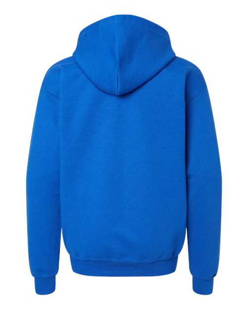 Gildan 18600B Youth Heavy Blend™ Full-Zip Hooded Sweatshirt - Royal - back