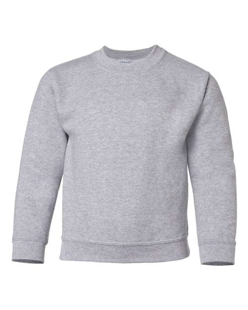 Gildan 18000B Youth Heavy Blend™ Crewneck Sweatshirt - Sport Grey - front