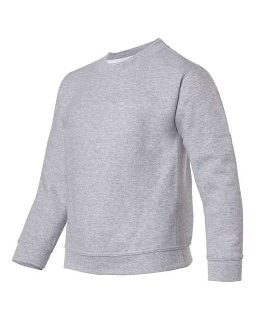Gildan 18000B Youth Heavy Blend™ Crewneck Sweatshirt - Sport Grey - side