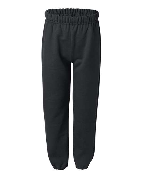 Gildan 18200B Youth Heavy Blend™ Sweatpants - Black - front