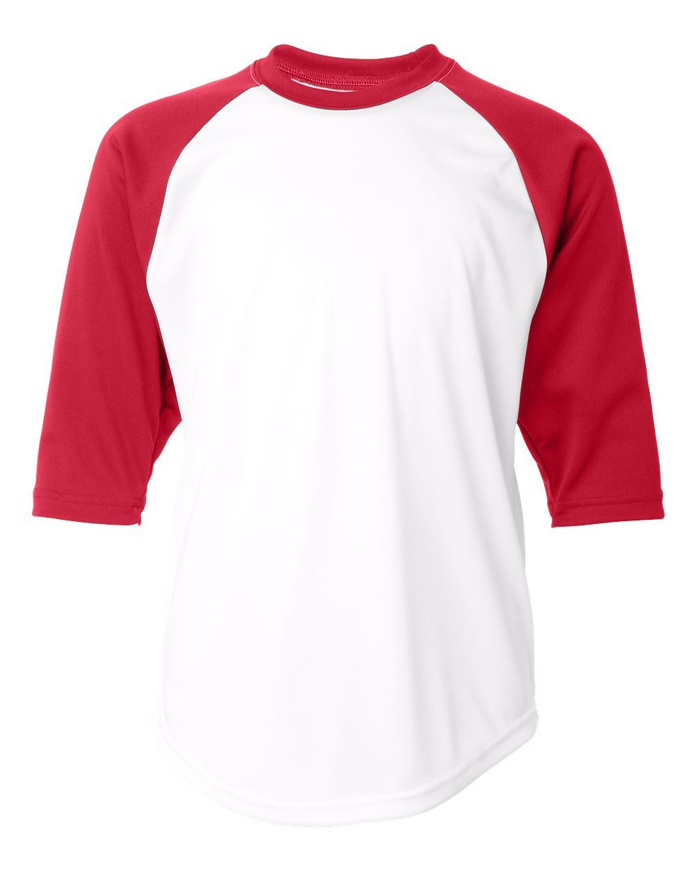 Badger 2133 Youth B-Core Three-Quarter Sleeve Baseball T-Shirt - style