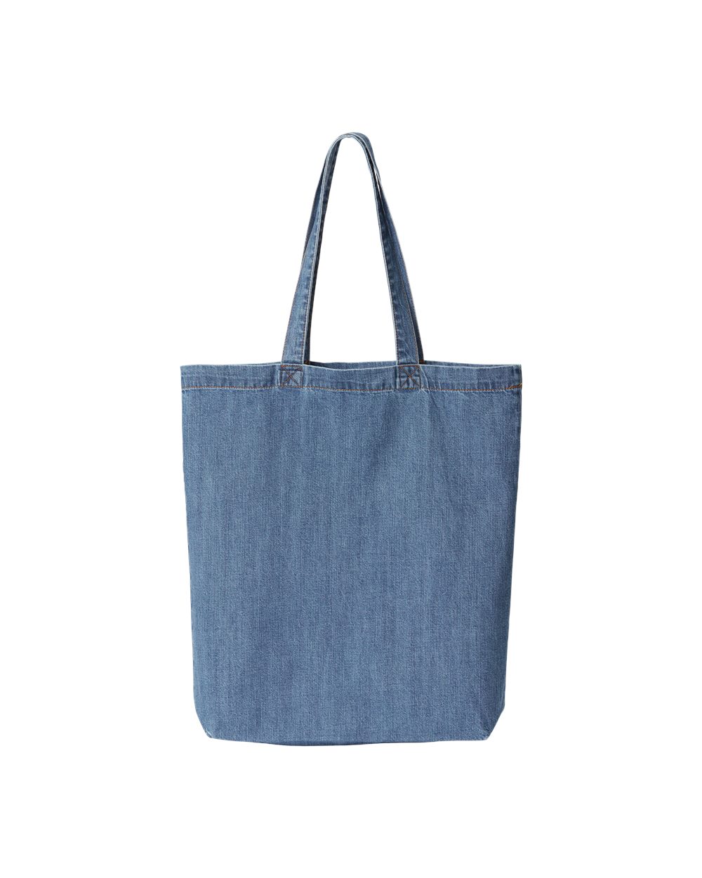 Liberty Bags 7761A Cotton Denim Gusseted Tote Bag - style