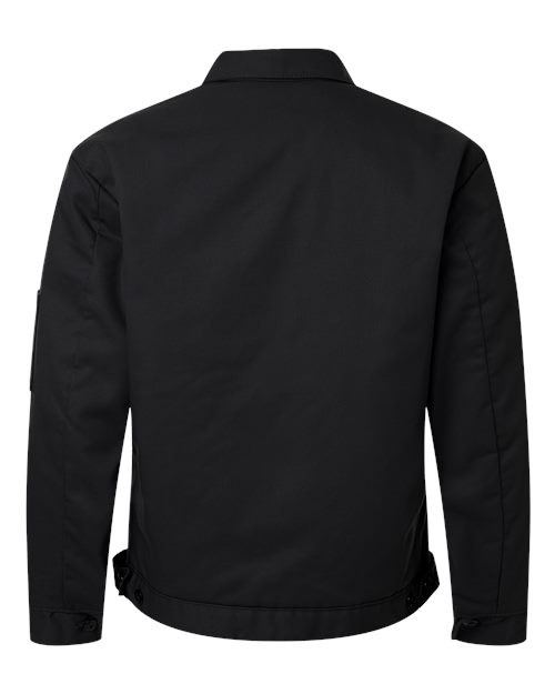 Red Kap JT22 Men's Waist Length Jacket - Black - back