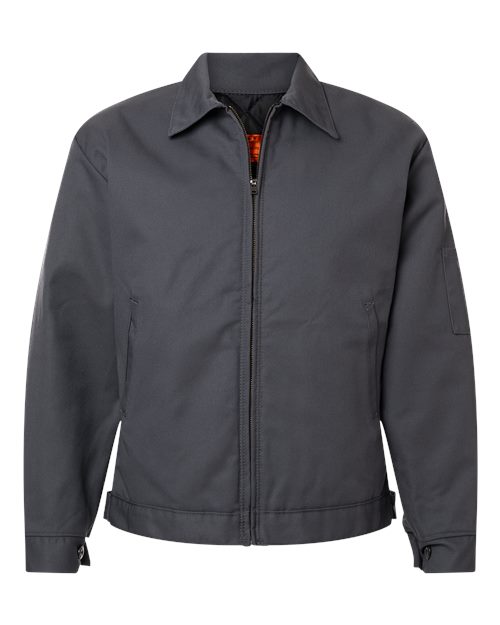 Red Kap JT22 Men's Waist Length Jacket - Charcoal - front