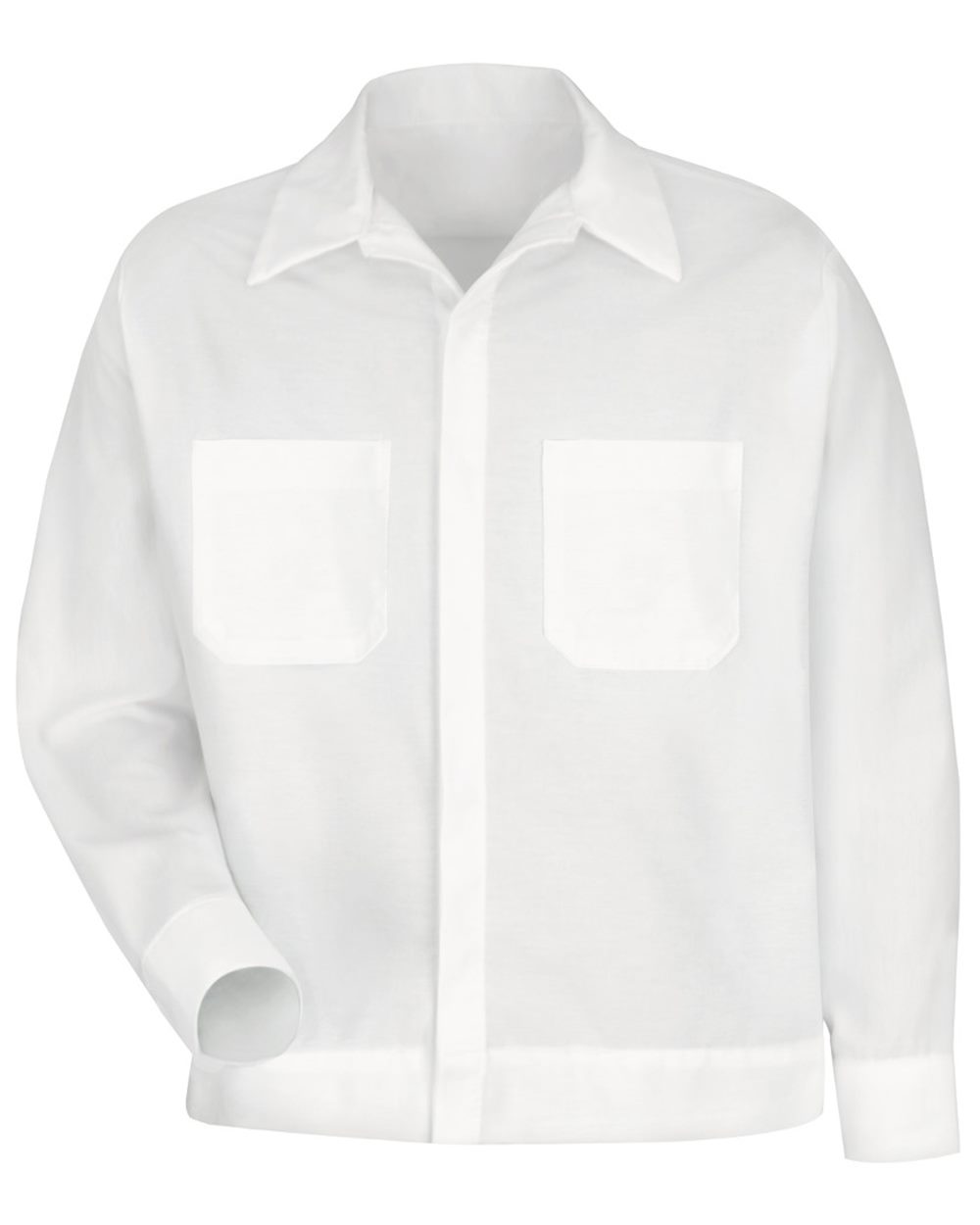 Red Kap SP35 Men's Button-Front Shirt Jacket - style