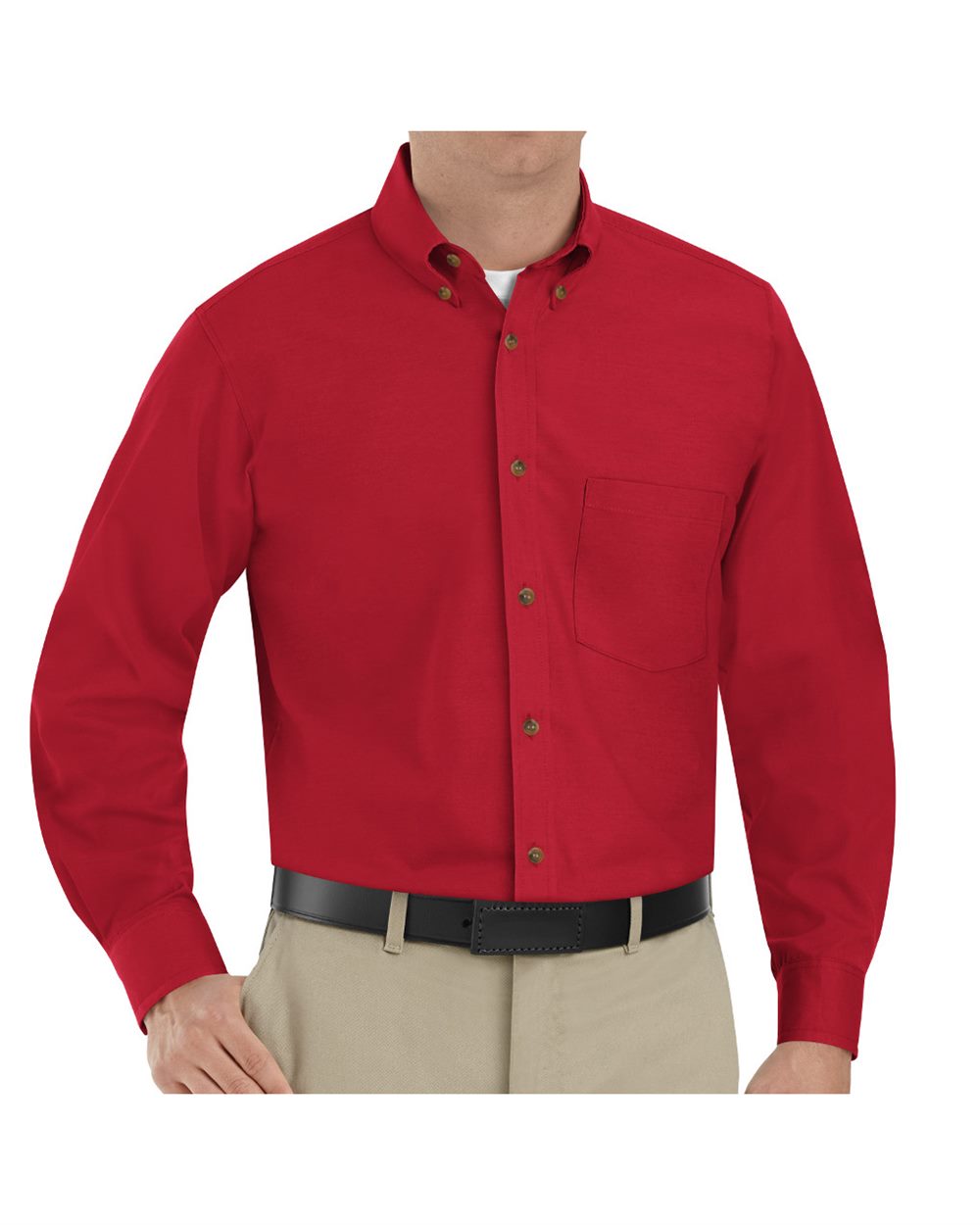 Red Kap SP90 Men's Poplin Dress Shirt - style