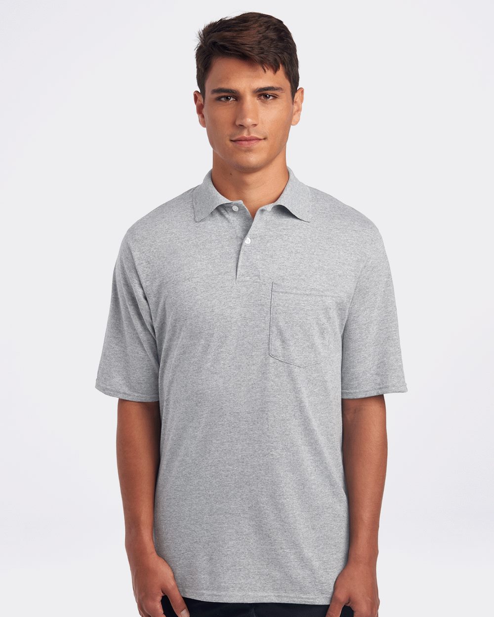 JERZEES 436MPR Men's SpotShield® 50/50 Polo with Pocket - style