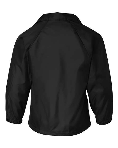 Augusta Sportswear 3101 Youth Coach's Jacket - Black - back
