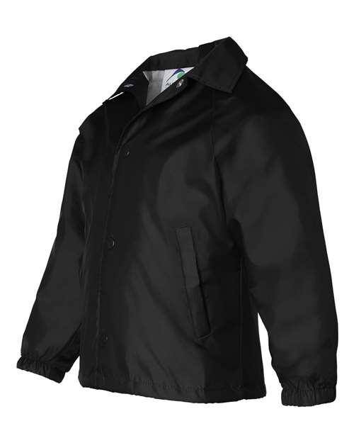 Augusta Sportswear 3101 Youth Coach's Jacket - Black - side